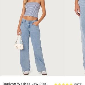 Edikted Light Blue Jeans (NEVER WORN BEFORE)